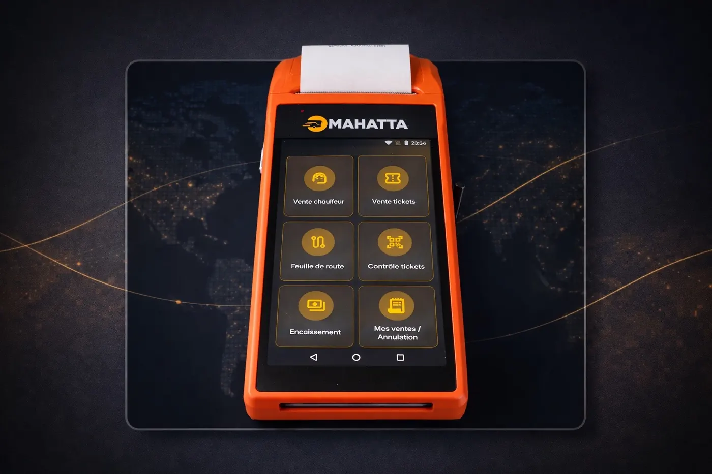 Application chauffeur transport (PDA)