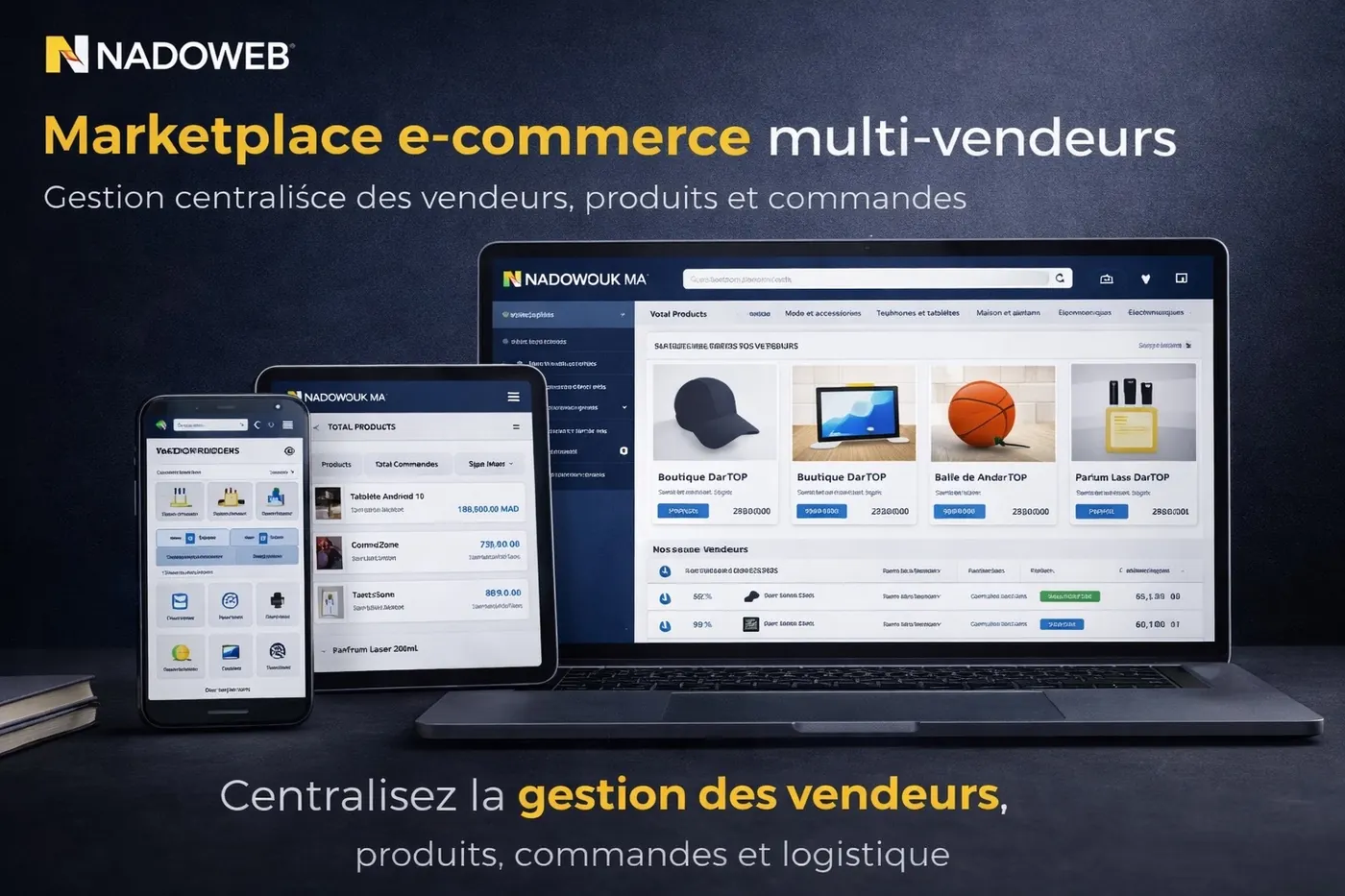 Marketplace e-commerce multi-vendeurs