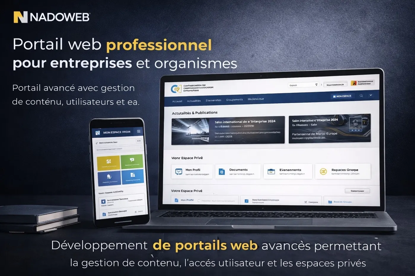 Portail web professionnel